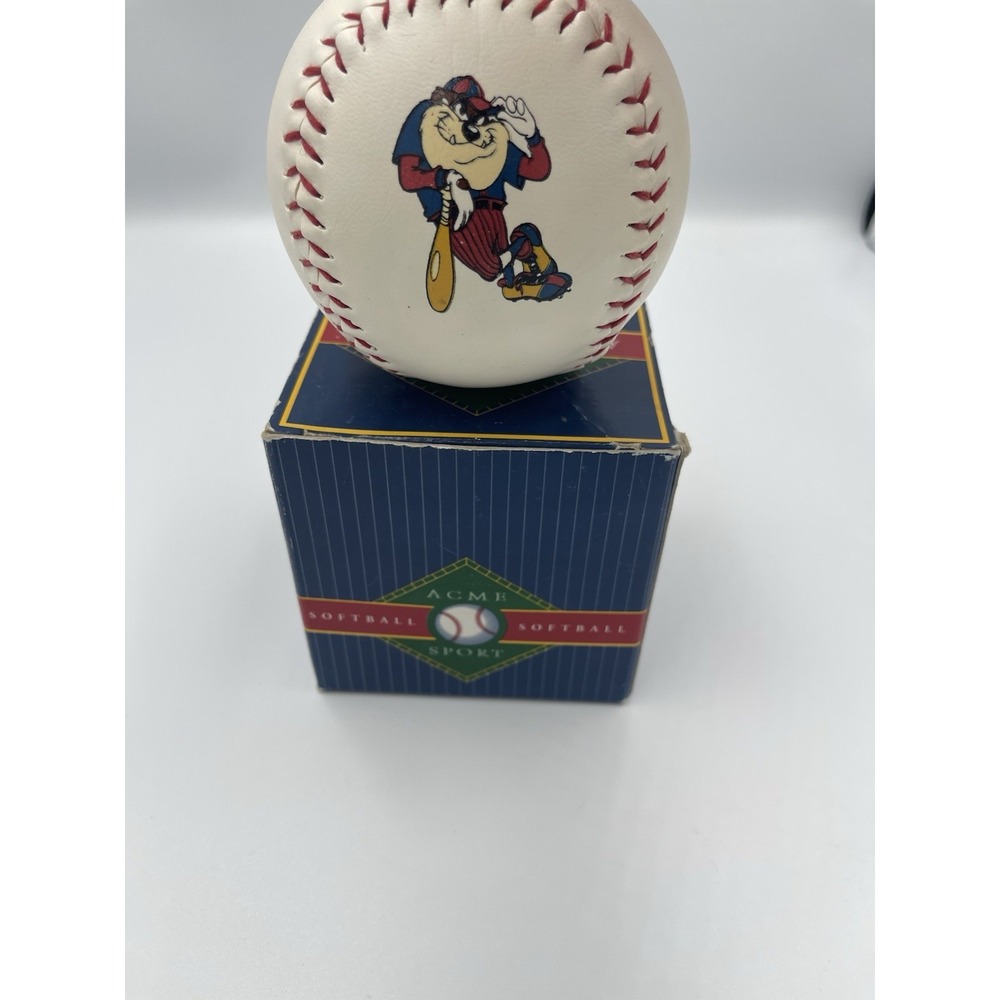 Vintage TAZ Tasmanian Devil Softball Looney‎ Tunes ACME Sports Collection Unused